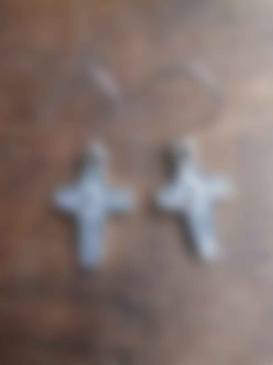 Window Dressing The Soul Silver Wdts Jesus On The Cross Earrings