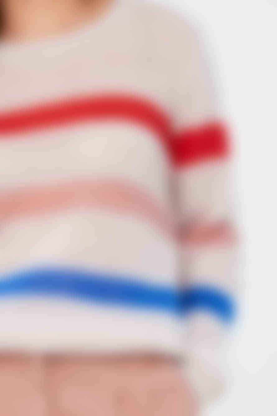 by-bar gwen stripe pullover multi