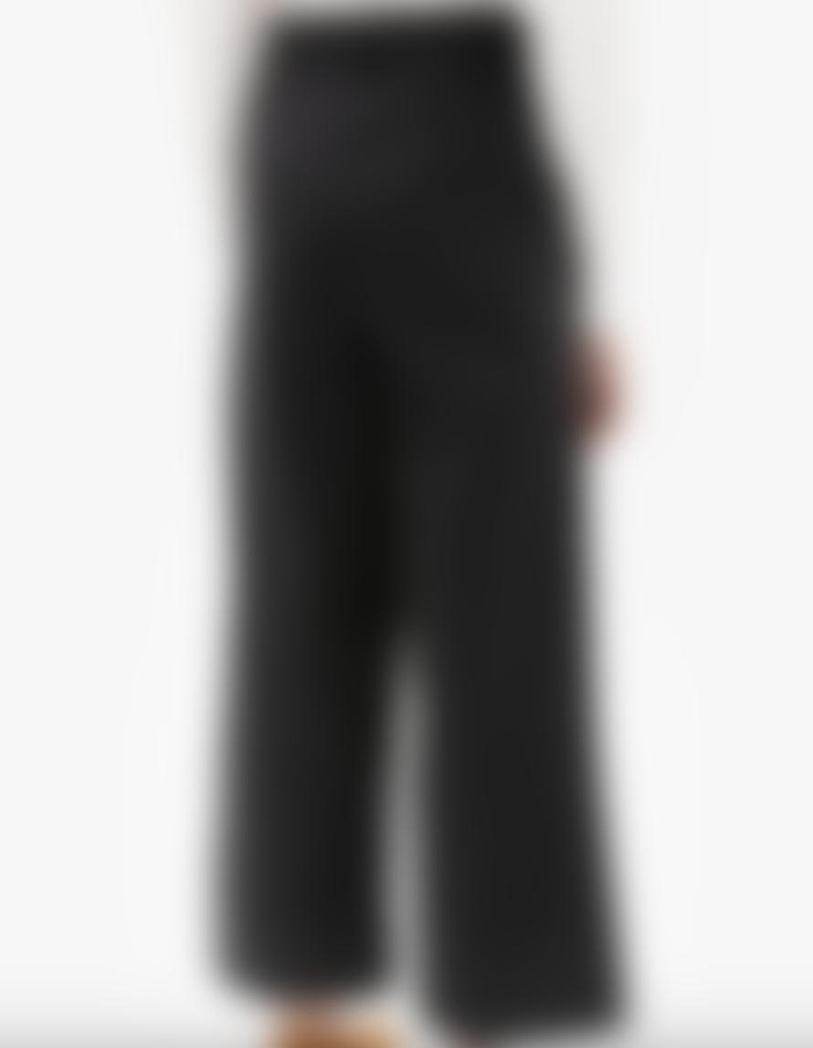 People Tree Black Bella Wide Leg Trousers