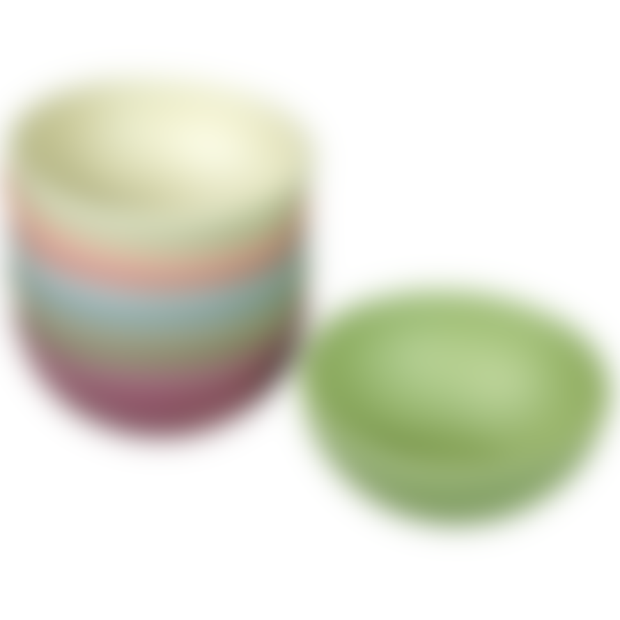 Zuperzozial Set of 6 130ml Dawn Colors Tasty Treats Snack Bowl