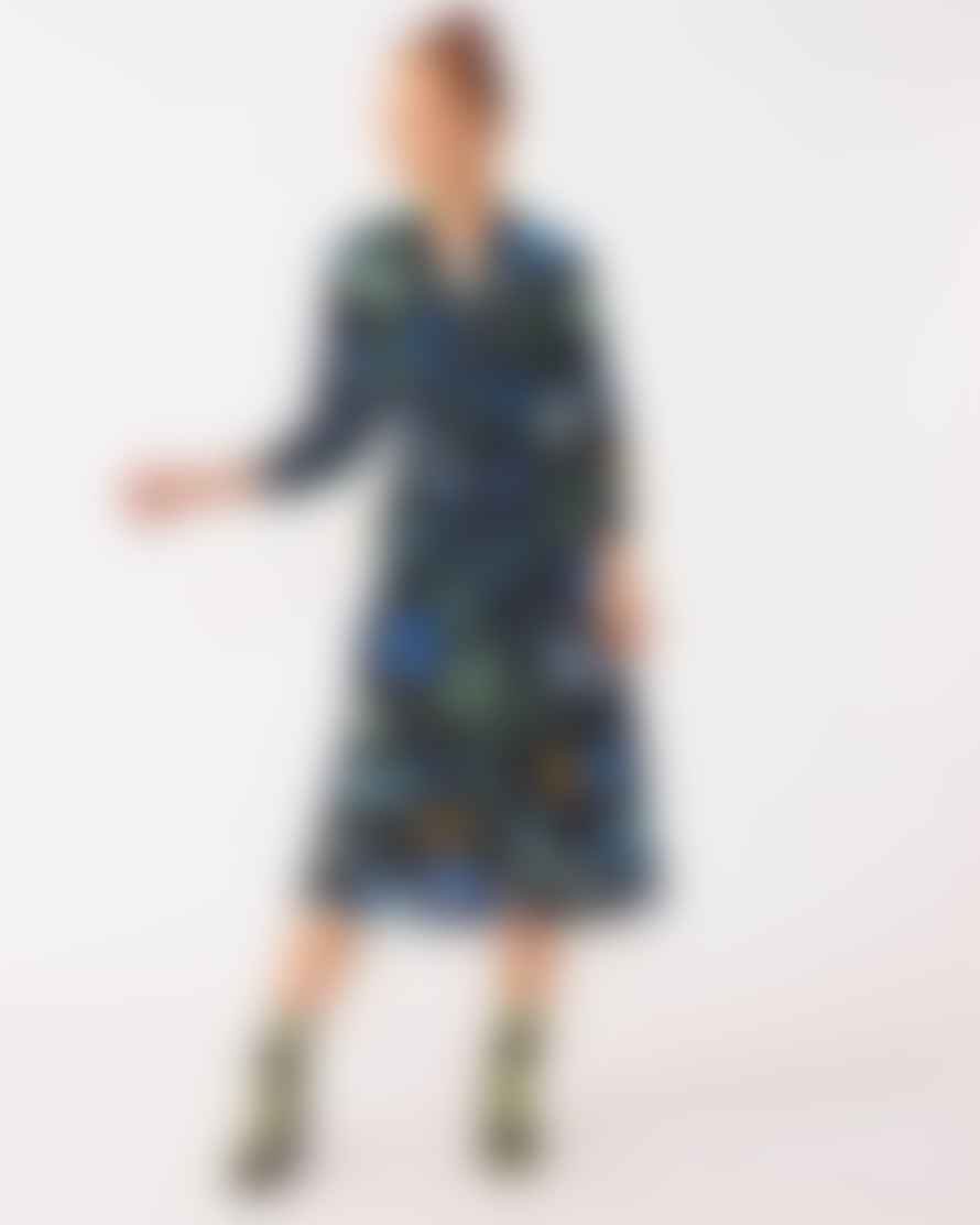 Heinui Heloise Dress in Collage Print