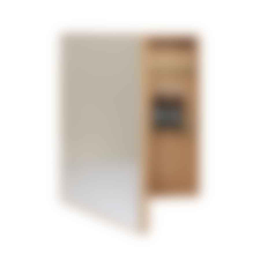 Wireworks Natural Oak Slimline Bathroom Cabinet 550