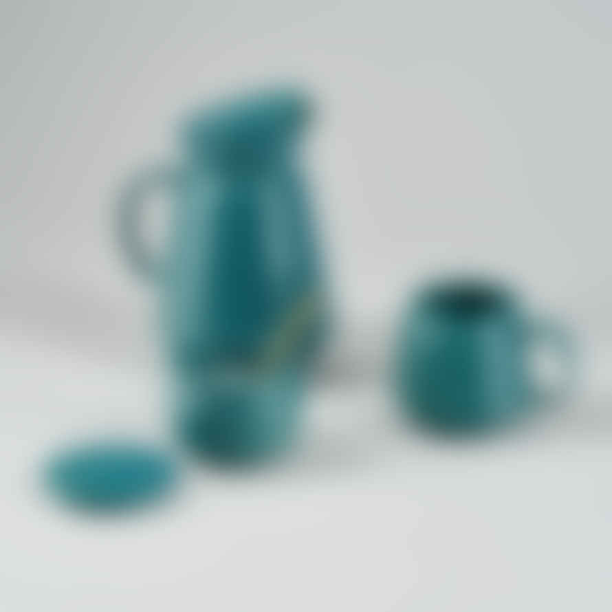 Hend Krichen Matt Teal Ceramic Mug