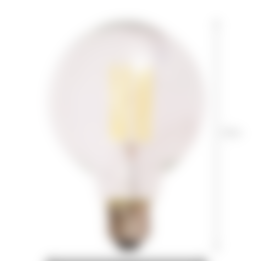 Garden Trading Clear Straight Filament Globe LED Bulb