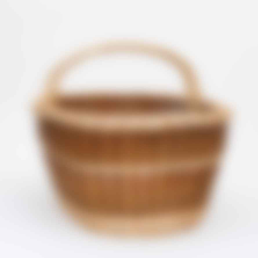 Travelling Basket The Copper Willow Studio Lug Basket