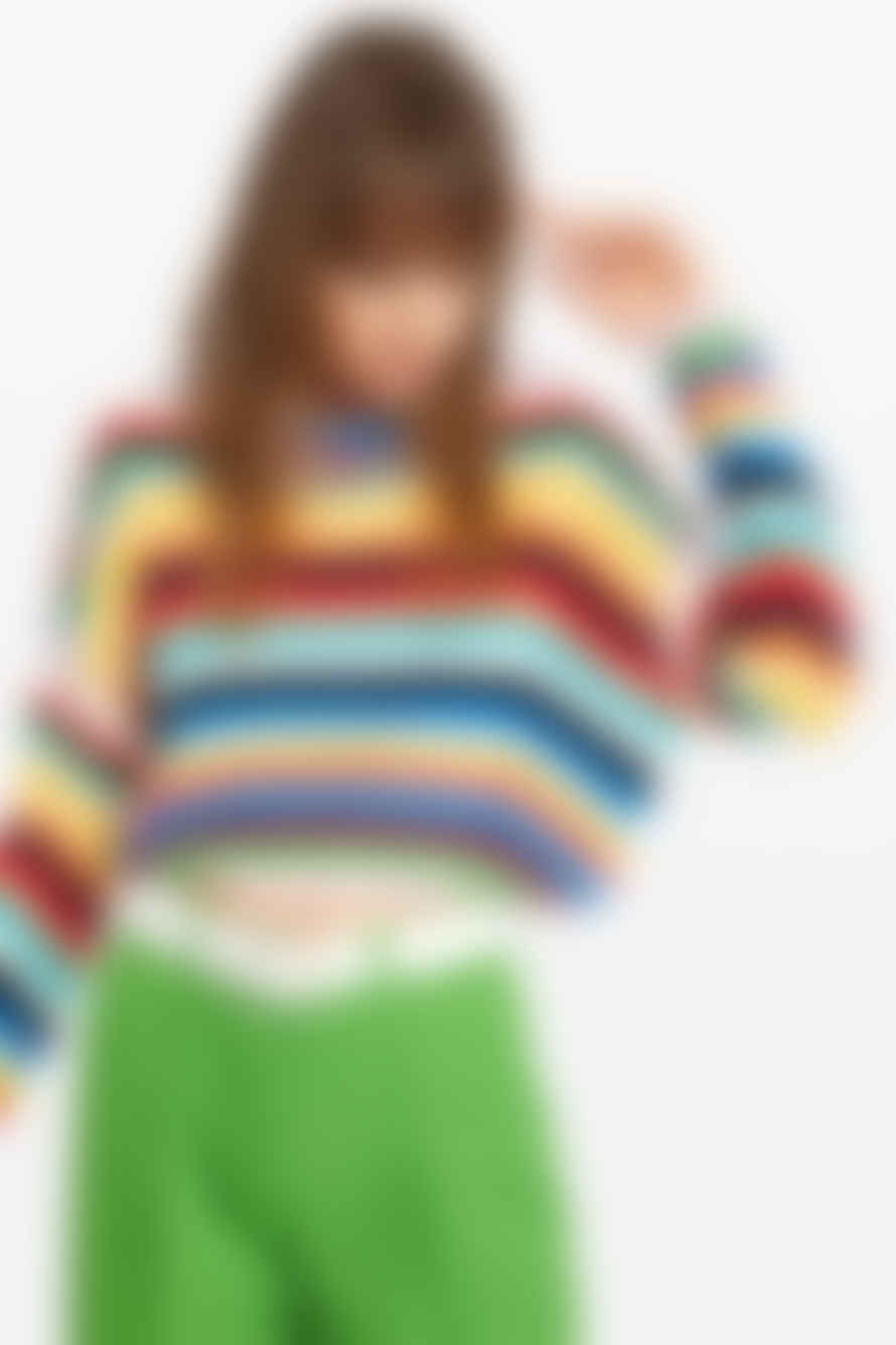 OTTO D´AME Multicolored Cotton Sweater
