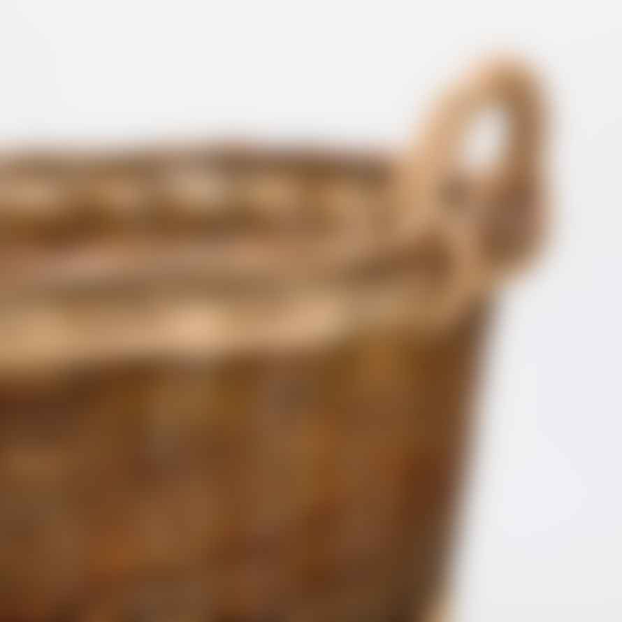 Travelling Basket Medium Rustic Willow Log Basket