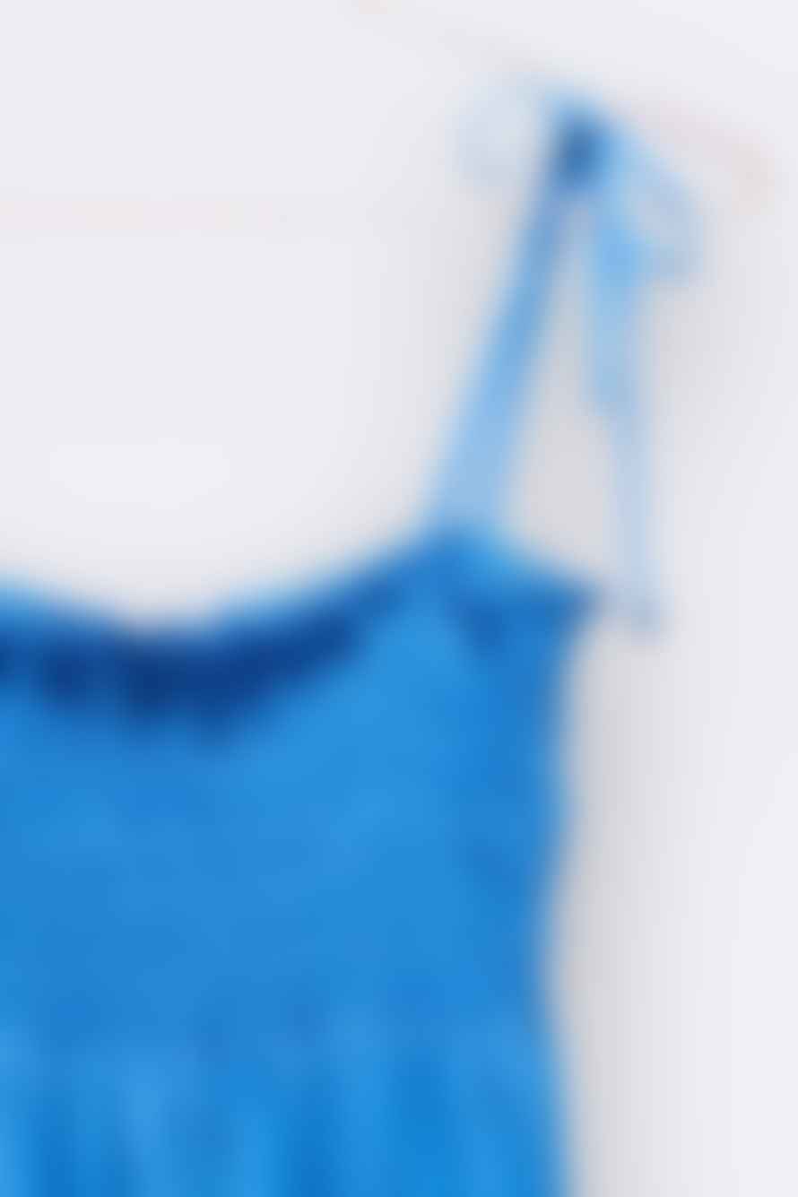 LOVE kidswear Julia Dress In Blue Jersey For Women