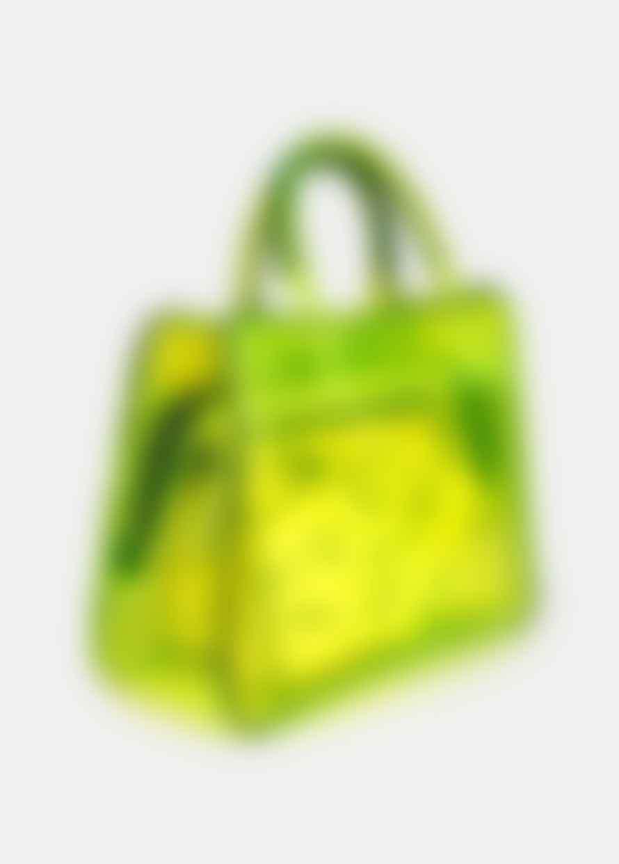 Essentiel Antwerp Neon Yellow PVC Tote Bag