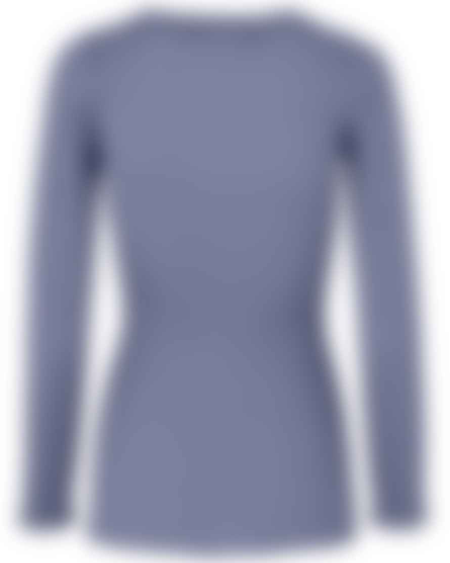 Rosemunde Babette Long Sleeve Blue Granite