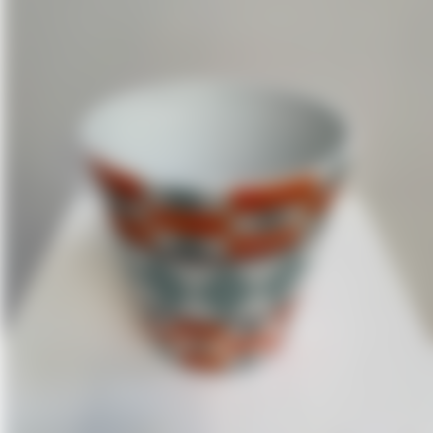Asiatides Orange/Blue Planter Pot/Vase