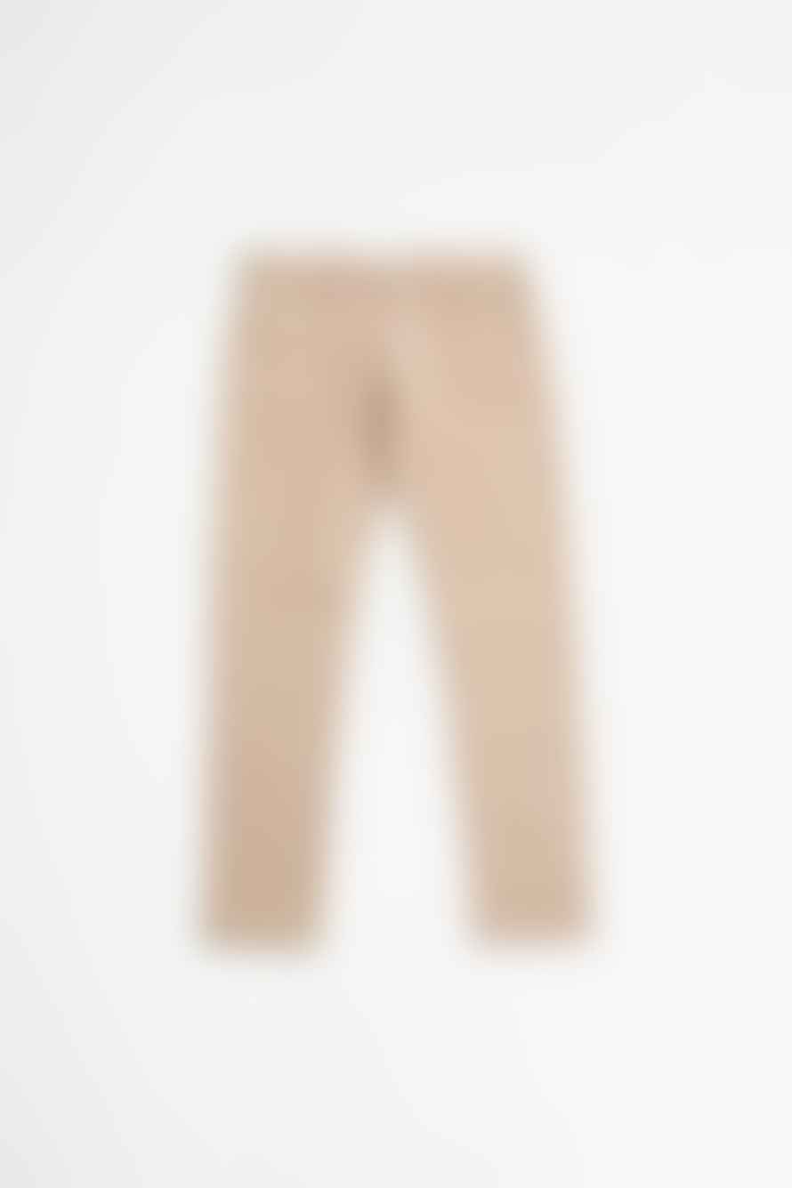 Jeanerica Beige Tapered 5 Pocket Trousers