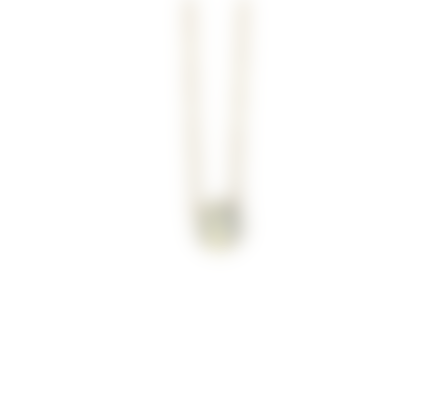 Lark London Lark Pendent Necklace With White Stone - Gold