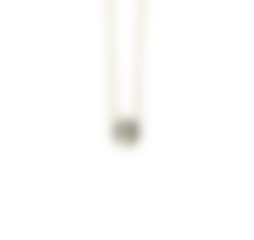 Lark London Lark Pendant Necklace With Grey Marble - Gold