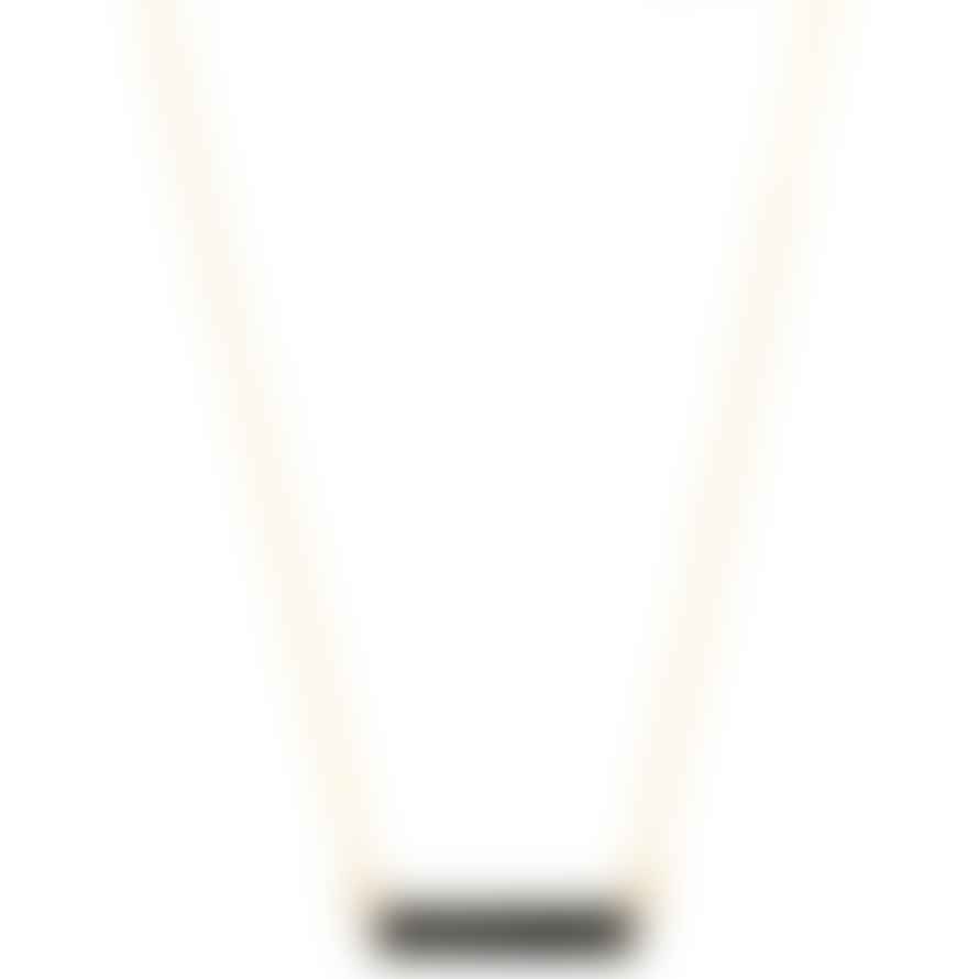 Lark London Lark Pendant Necklace With Black Stone - Gold