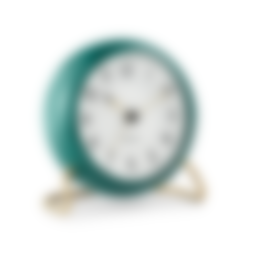Arne Jacobsen Green Station Table Alarm Clock