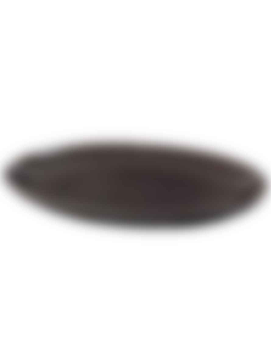 Broste Copenhagen Xl Oval Platter Nordic Coal