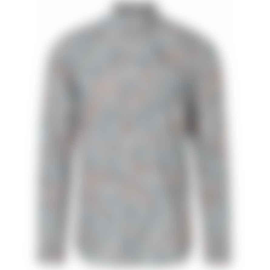 Libertine-Libertine Lynch Light Grey Flower Shirt 