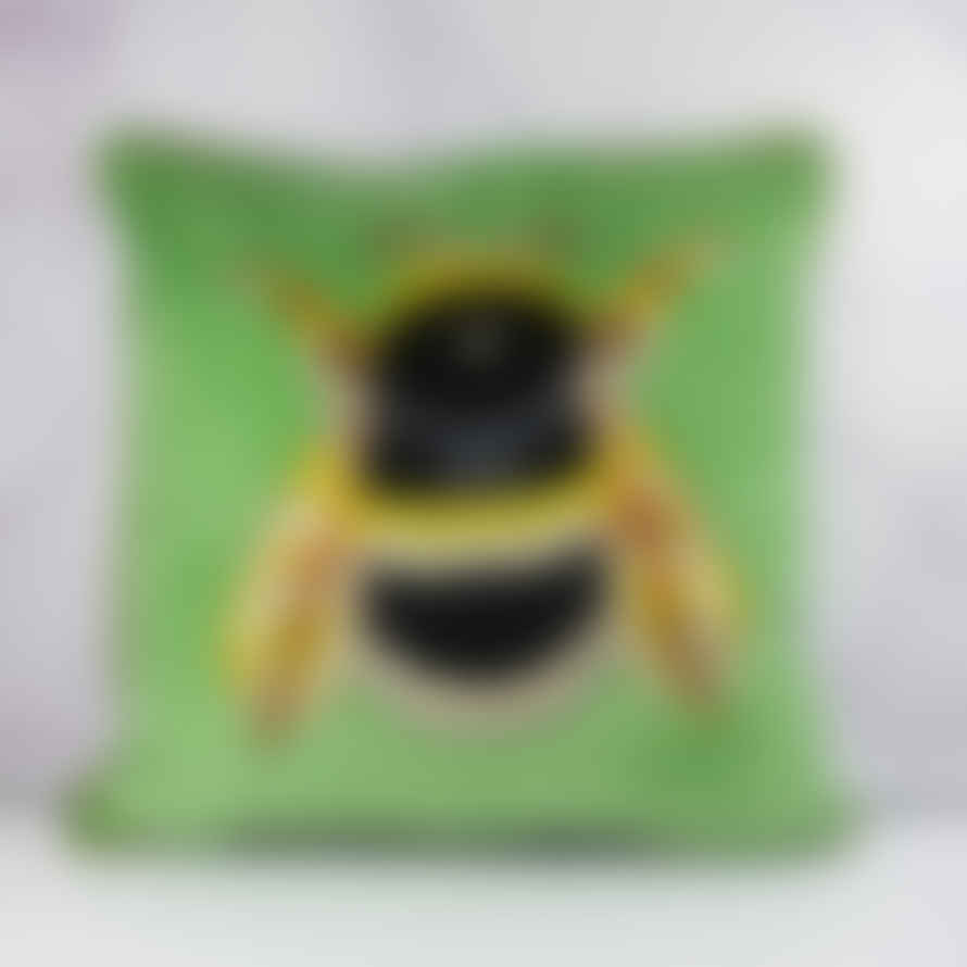 My Doris 50 x 50cm Embroidered Bee Cushion