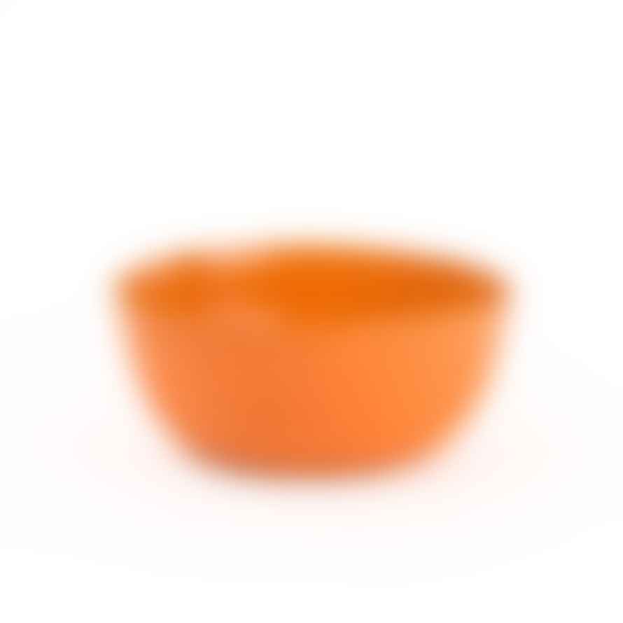 Quail's Egg Orange Ceramic Dipping Bowl Small