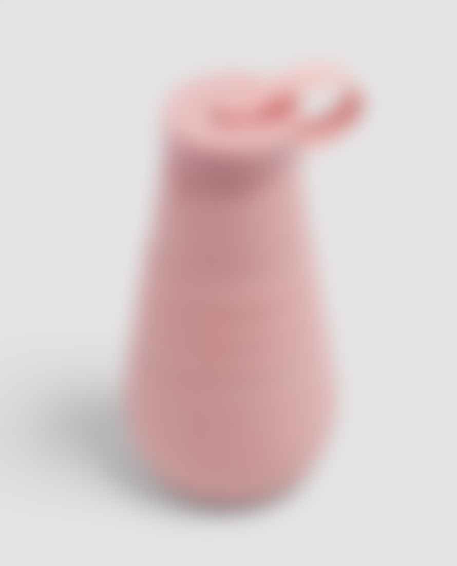 Stojo Pink Silicone Carnation Collapsible Bottle