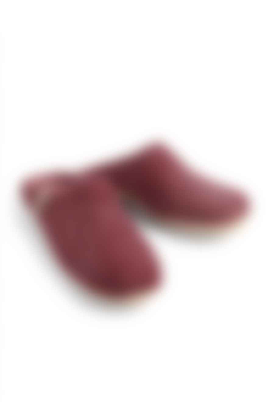 Egos Copenhagen Bordeaux Slip On Simple Slipper