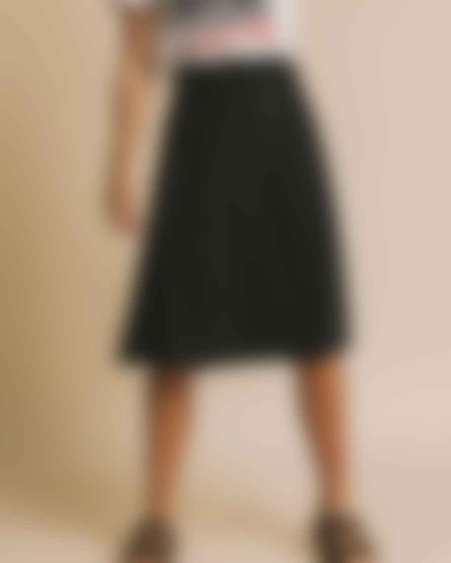 Thinking Mu Black Tegula Skirt