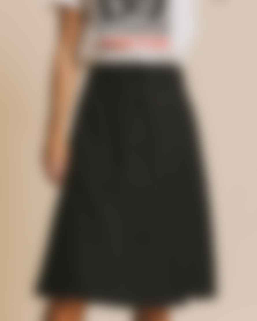 Thinking Mu Black Tegula Skirt