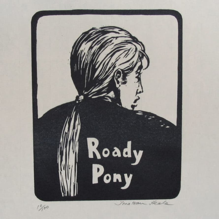 Jonathan Heale Woodcuts Modern Men’s Hairdos - Roady Pony