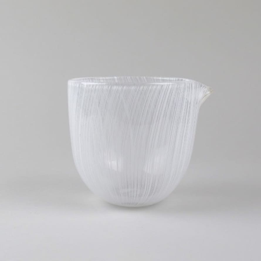 Scott Benefeld Thread Filigrana Handblown Glass Pouring Bowl