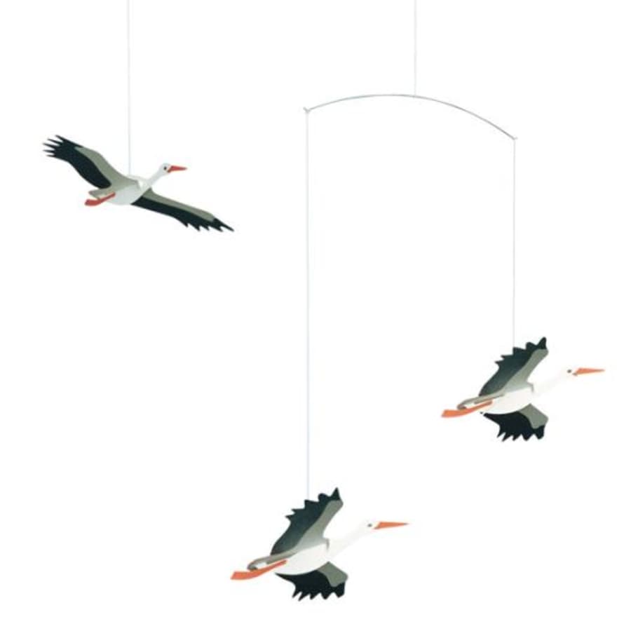 Flensted Danish Lucky Storks Mobile