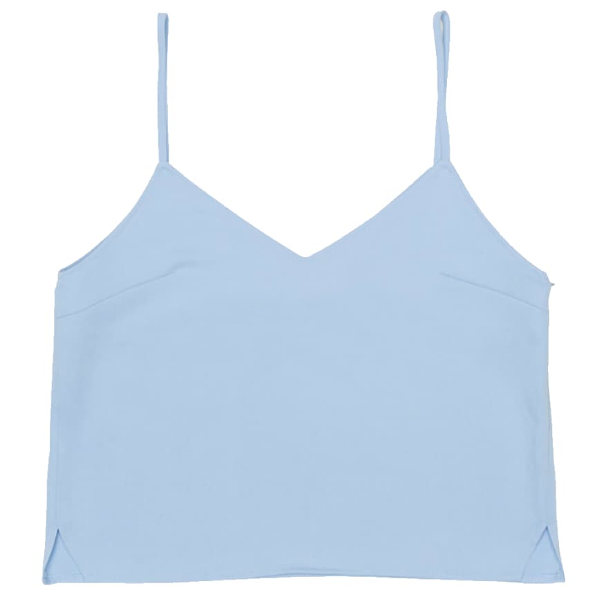 Among Relaxed Light Blue Tank Top