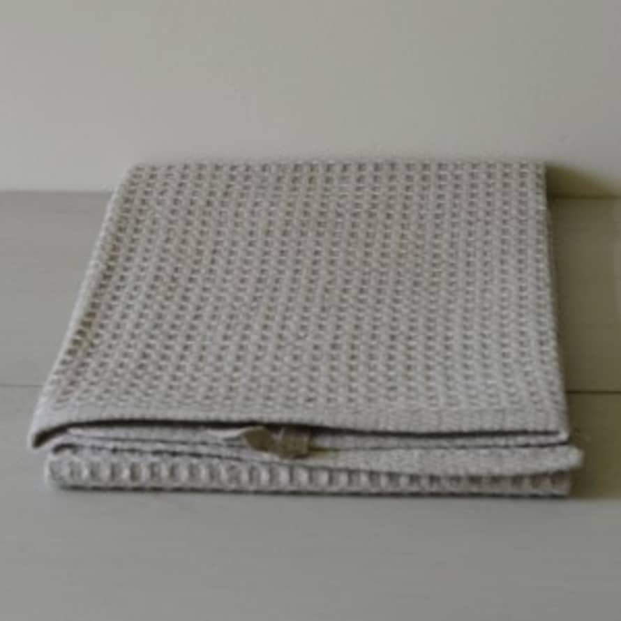 Vaxbo Lin “Bubbel” Linen Towel Natural