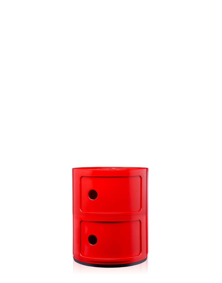 Kartell Red Two Door COMPONIBILI Cabinet