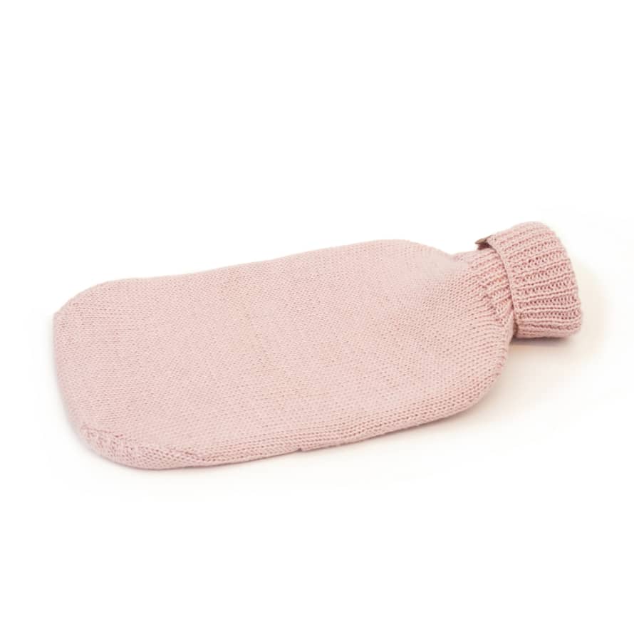 Samantha Holmes Pale Pink Alpaca Hot Water Bottle