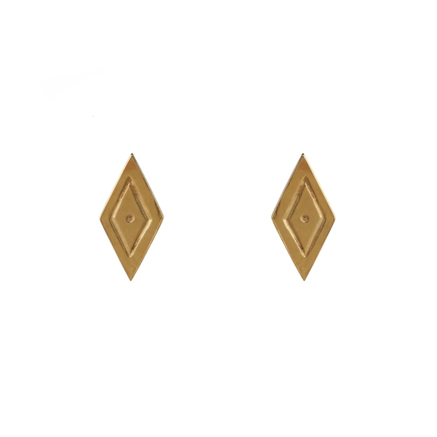 Kamilla Thorsen Gold Wise Symbol Studs