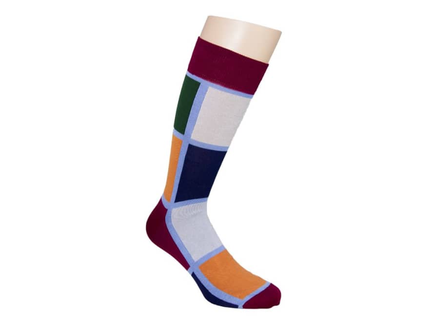 40 Colori Multi Tonal Square Socks