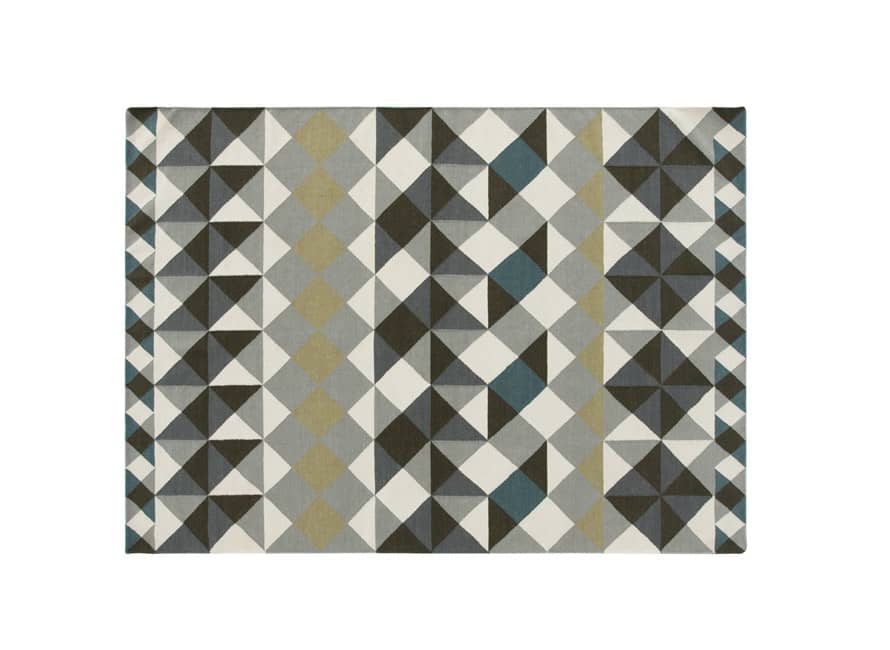 GAN Grey Kilim Mosaïek Rug by Javier Tortosa