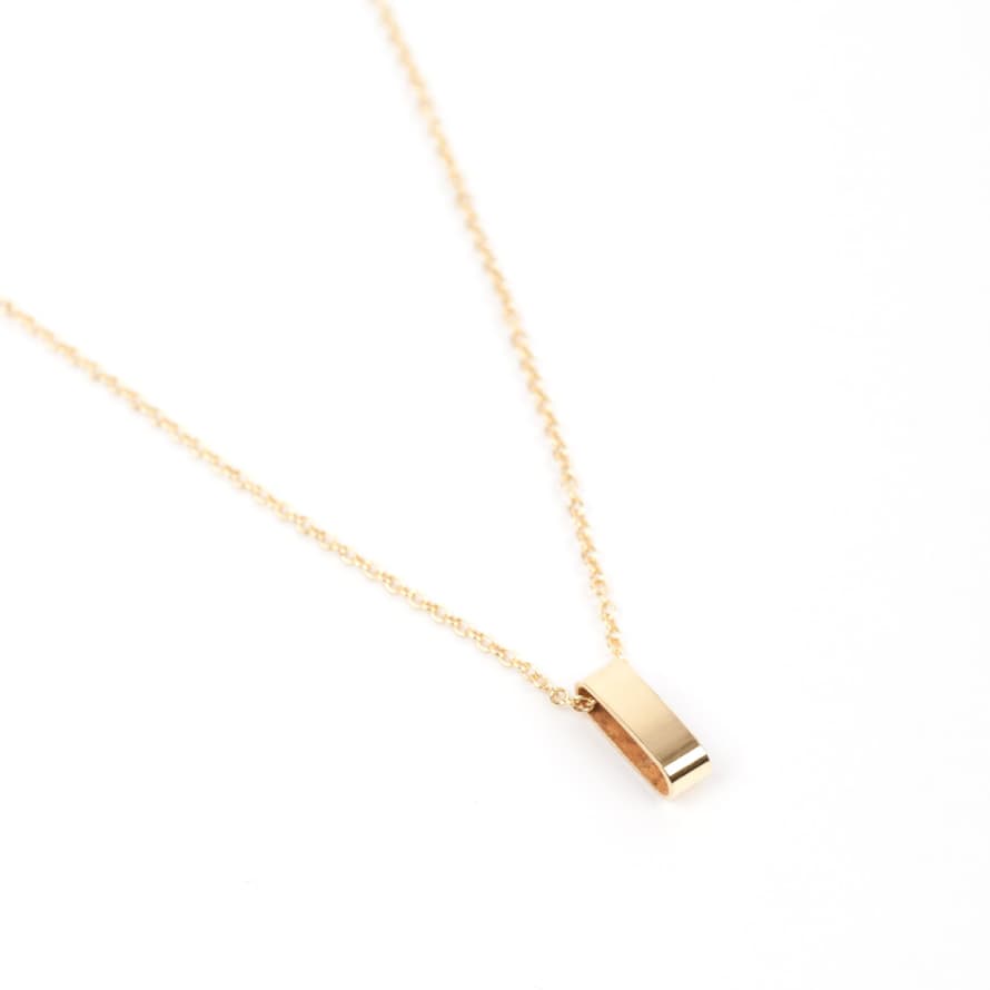 Jukserei Tube Necklace Gold