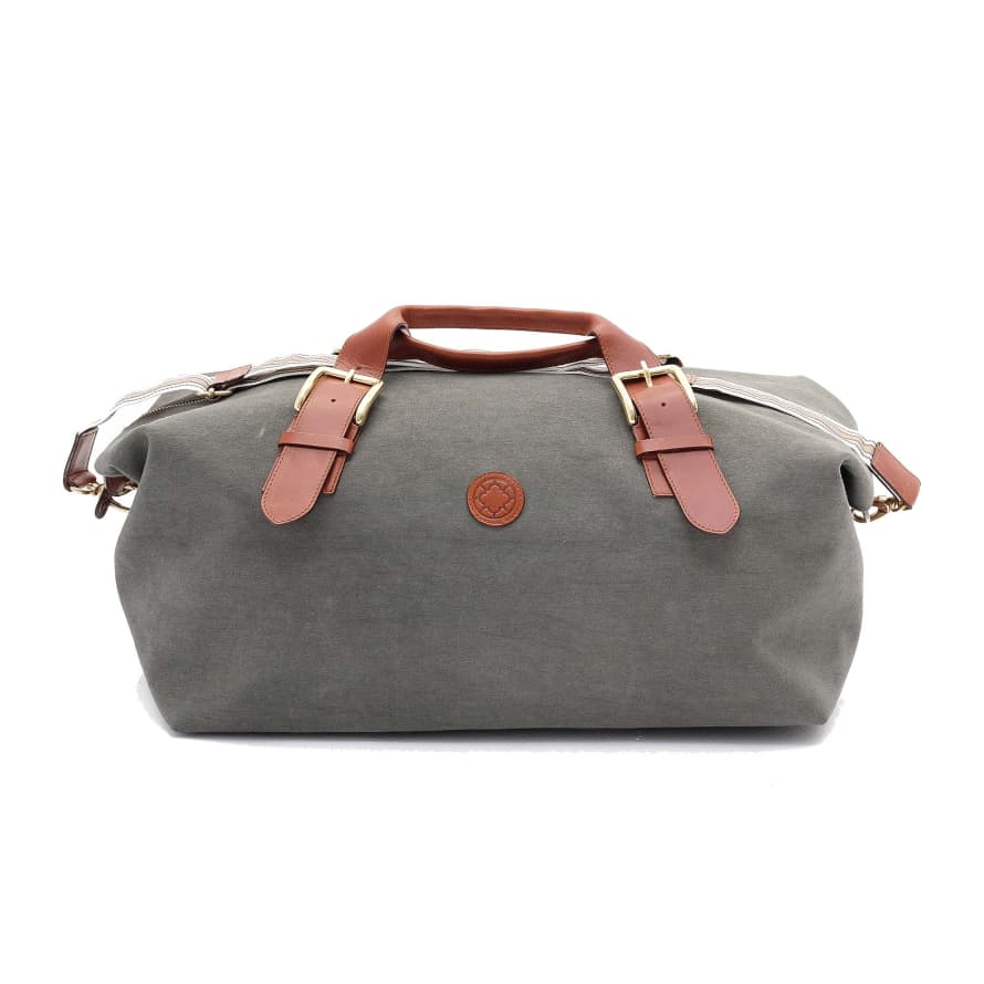 La Portegna  Olive Green Mick Duffle Bag