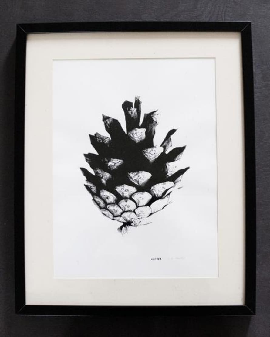 Jollygoodfellow 32x46xm Kotten Pinecone Poster 