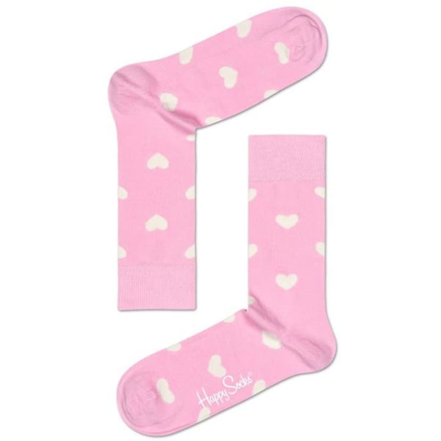 Happy Socks  Heart Pink Socks