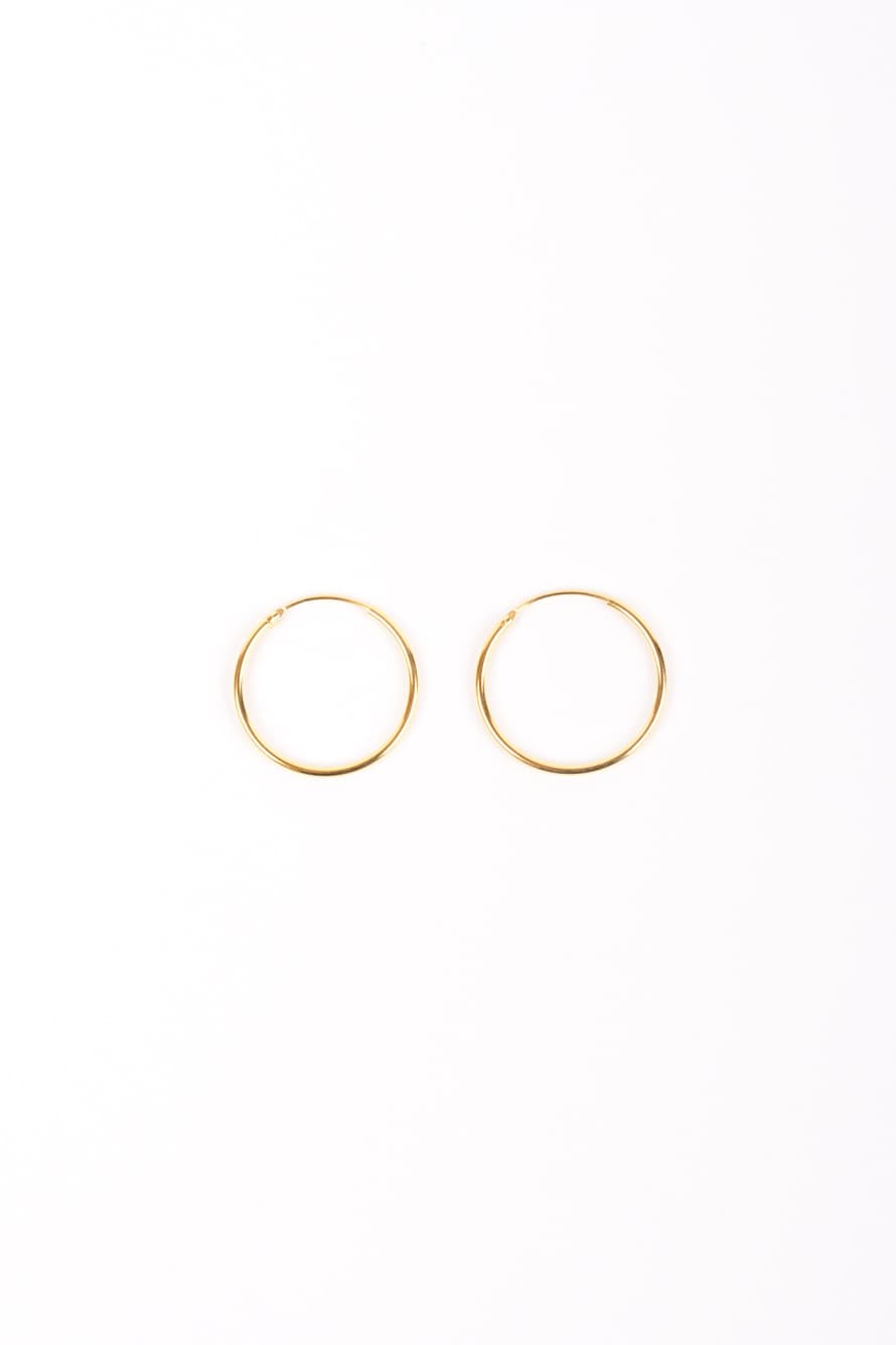 Jukserei Gold Creol Hoop Earrings