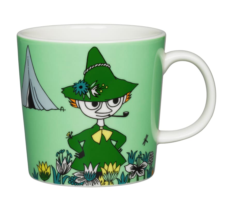 Arabia  Moomin Mug Snufkin Green 