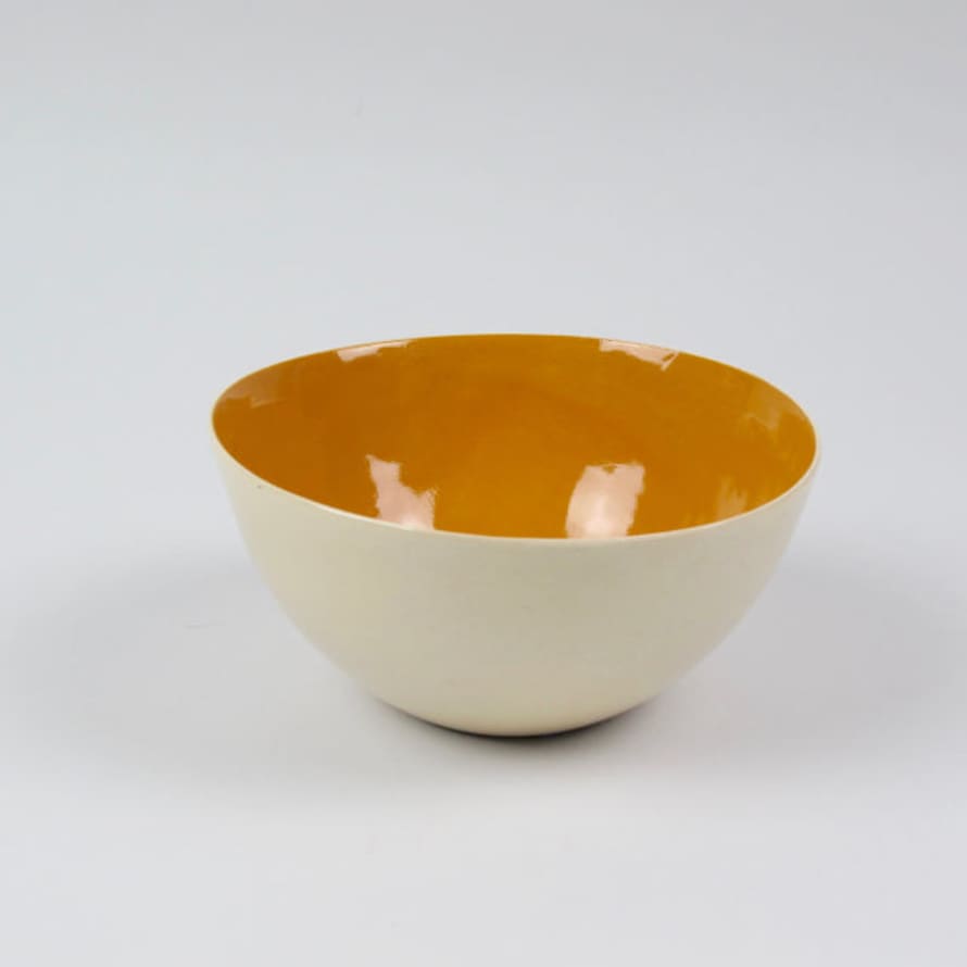 Brickett Davda Extra Small Handmade Marigold Orange Bowl