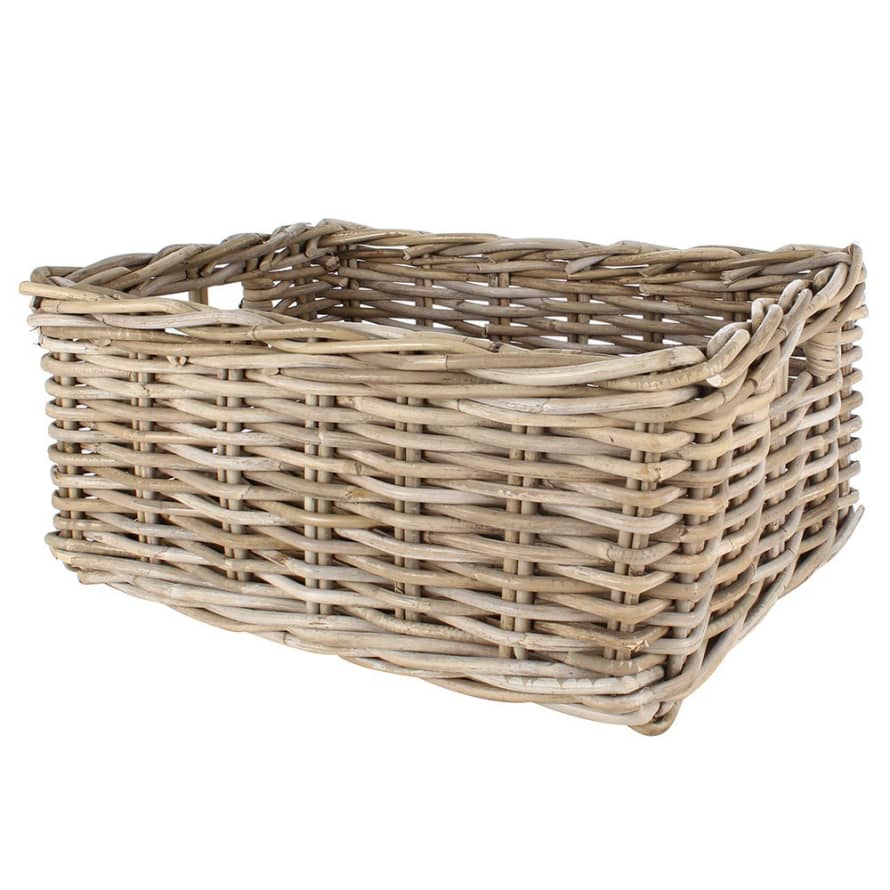 Grand Illusions Medium Rattan Basket