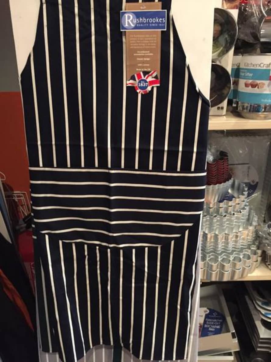 Dexam Blue Butchers Stripe Std Apron