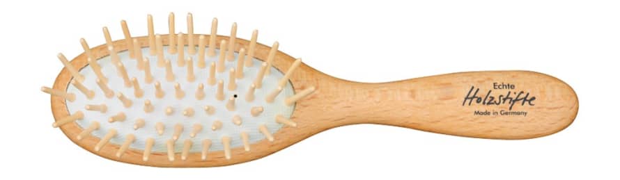 Redecker 18.5cm Wooden Round Hair Brush With Straight Pins 