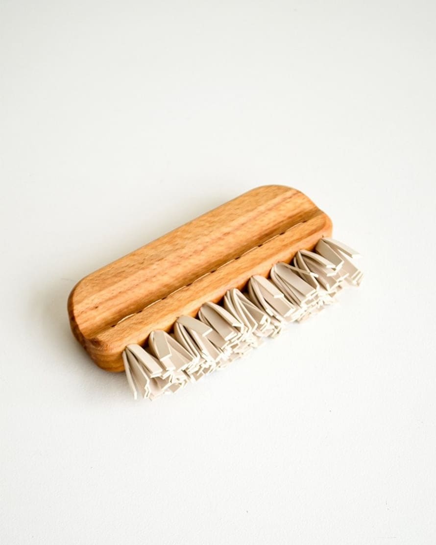 Redecker 13.5cm Wooden Lint Brush With Rubber 