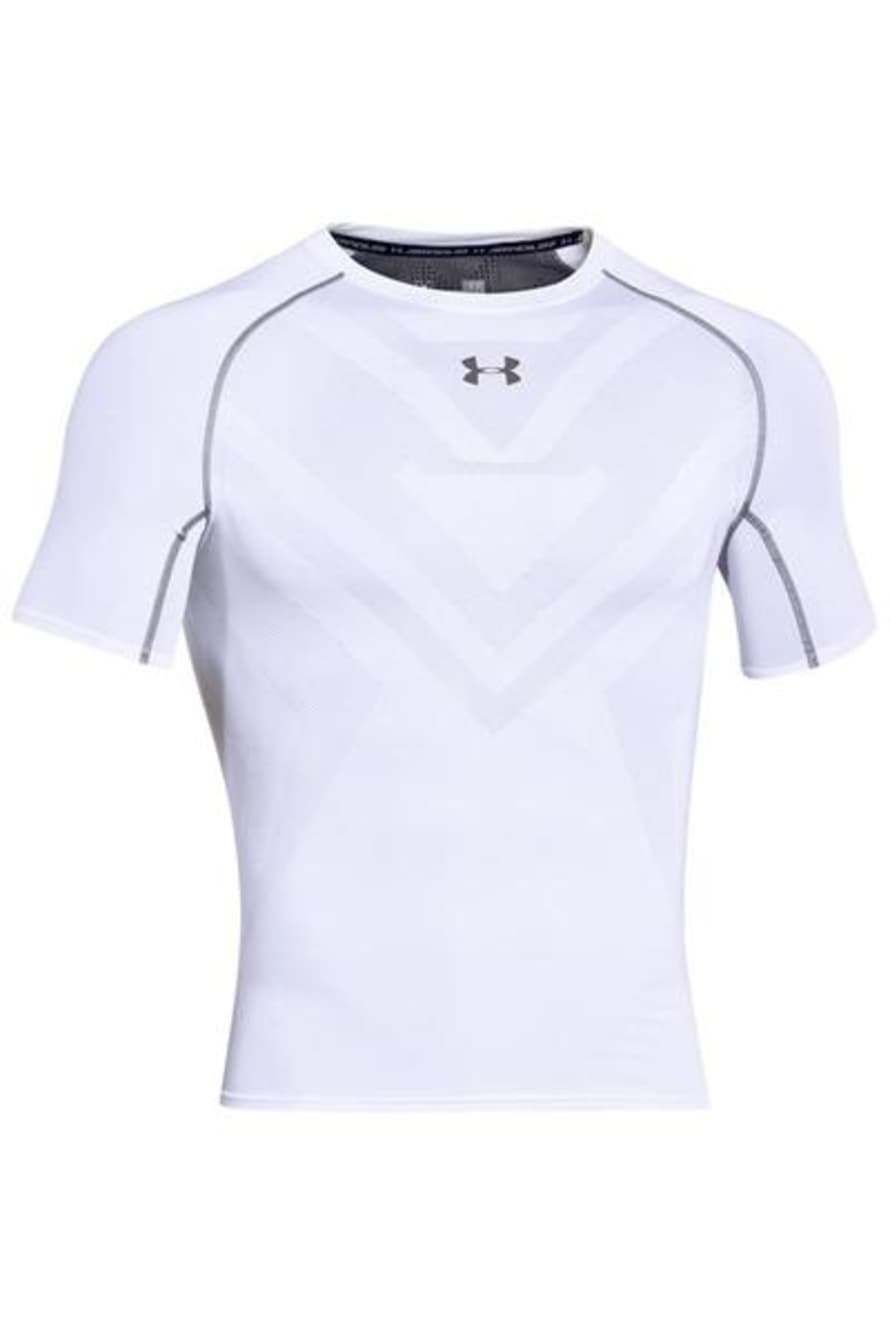 Trouva: White Armourvent Compression Short Sleeve T Shirt